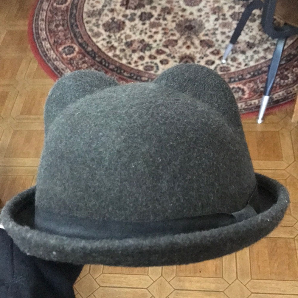 Cat bowler hat
